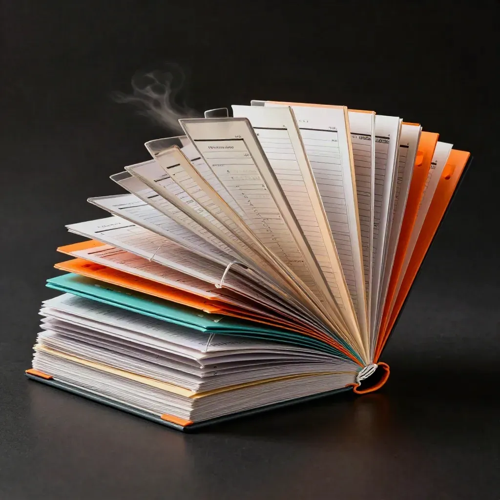Oranje en teal campagnebundle op zwarte ondergrond, in dramatisch studiicht.