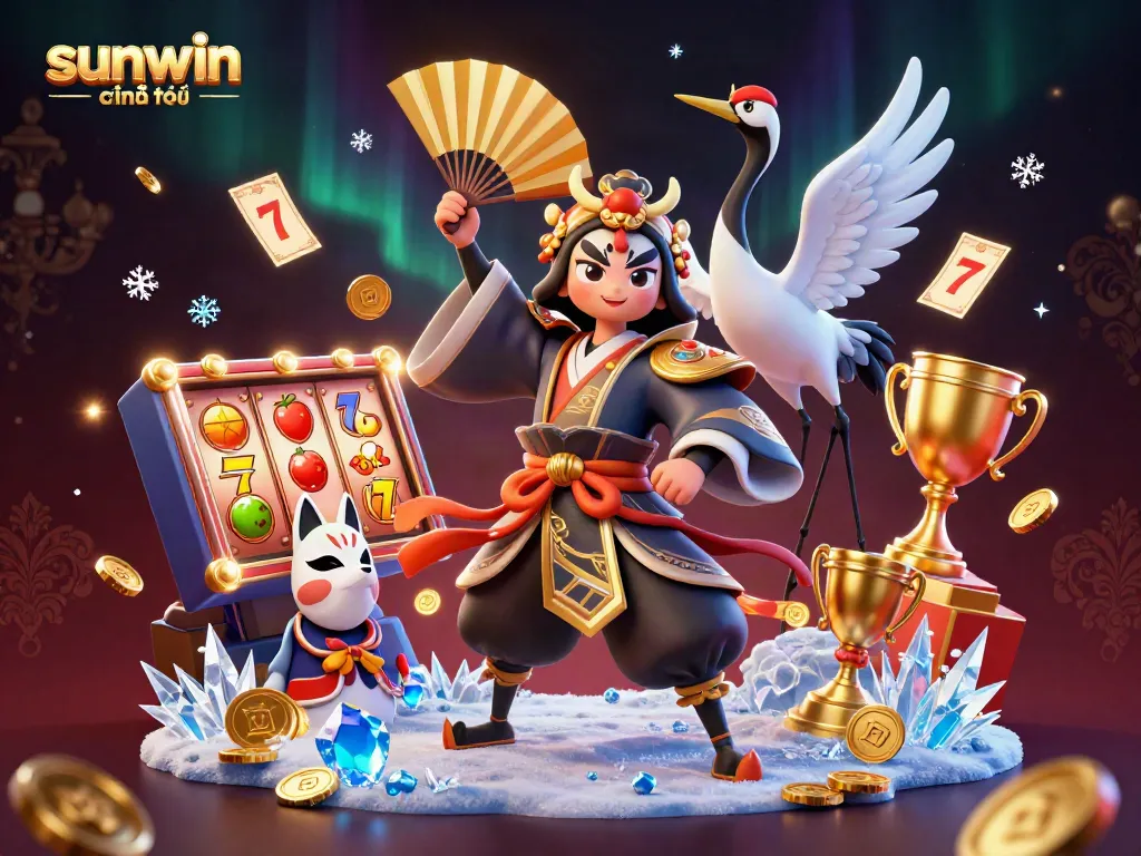 Game enthusiasts enjoy sunwin chính thức with colorful slot reels and dynamic casino elements.