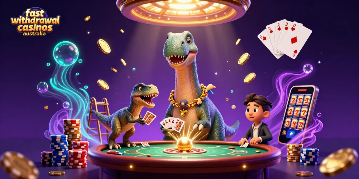 Experience fast withdrawal casinos Australia with dynamic poker action and vibrant casino elements.